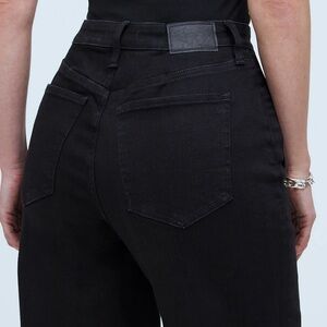 Madewell The Curvy Perfect Vintage Wide Leg Jean Black 27